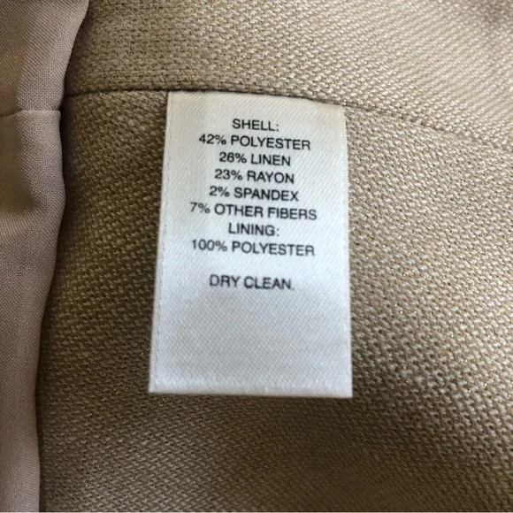 White House Black Market Tan Blazer - Picture 6 of 6
